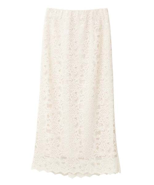 Tiara（ティアラ）の「Iラインレースタイトスカート（スカート・レディース・アイボリー/ピンク/ブルー・3/2）」の9枚目の写真