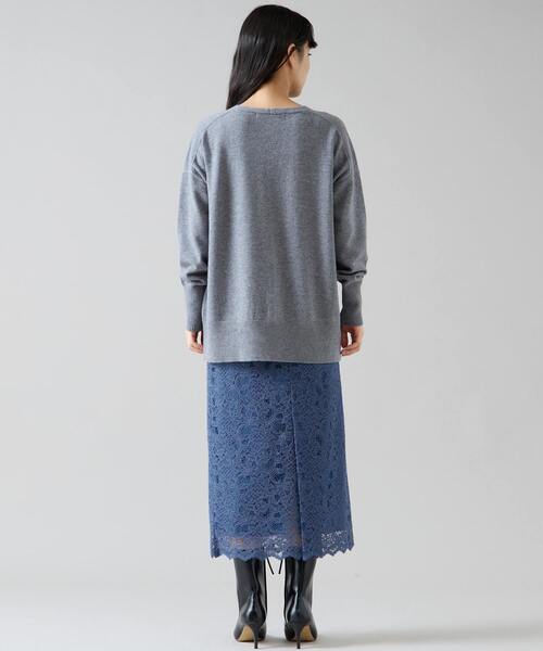 Tiara（ティアラ）の「Iラインレースタイトスカート（スカート・レディース・アイボリー/ピンク/ブルー・3/2）」の19枚目の写真