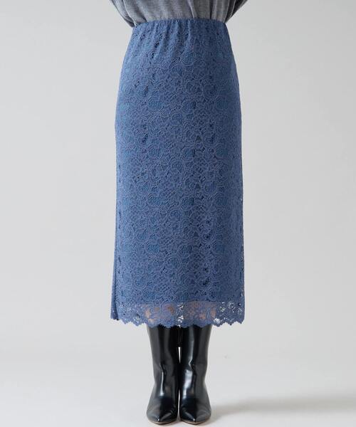 Tiara（ティアラ）の「Iラインレースタイトスカート（スカート・レディース・アイボリー/ピンク/ブルー・3/2）」の20枚目の写真