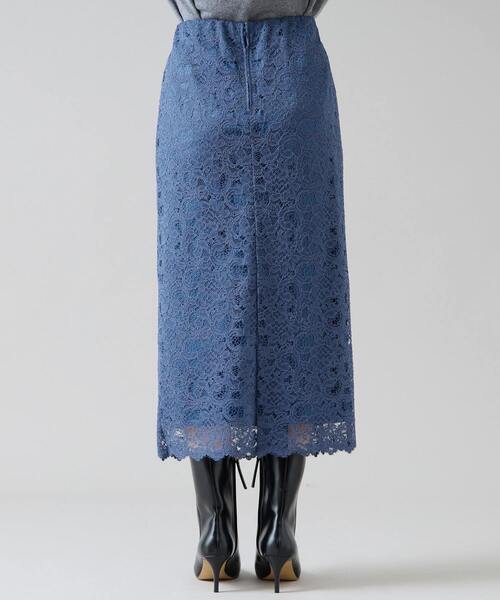 Tiara（ティアラ）の「Iラインレースタイトスカート（スカート・レディース・アイボリー/ピンク/ブルー・3/2）」の22枚目の写真