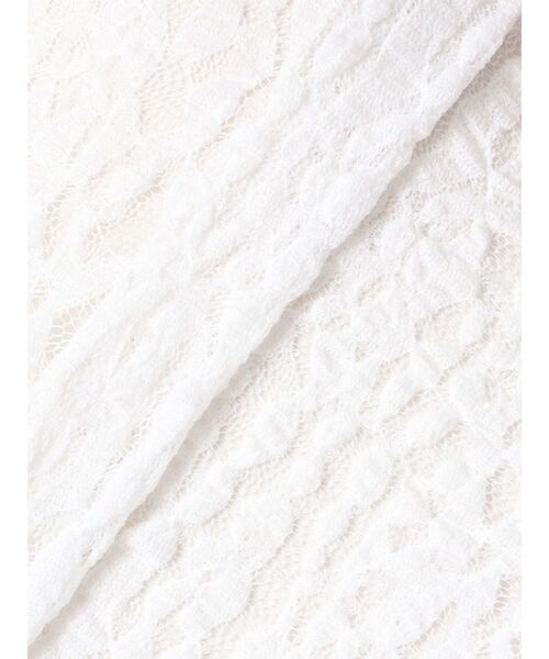 TONAL(トーナル)の「カットレースフレアスリーブプルオーバー(Tシャツ/カットソー・レディース・その他2/ブラック/その他/オフホワイト・MEDIUM)」の12枚目の写真