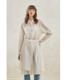 BRILLEMONTHS（ブリルモンス）の「Tencel Layered Wrap Dress [Ivory]（ワンピース）」