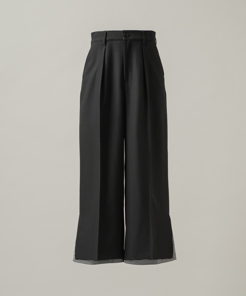CASPER JOHN（キャスパージョン）の「Cuffs layered slacks/カフスレイヤードスラックス（スラックス・メンズ・グレー/ブラック/ネイビー・LARGE/MEDIUM/SMALL/X-SMALL）」の20枚目の写真