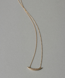 Lilas（リラ）の「《WEB限定》ムーンラインホワイトトパーズネックレス K10（ネックレス）」