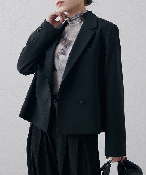 Lui's（ルイス）の「袖ギャザーマーブルシアートップス（Tシャツ/カットソー・レディース・ブラック/ブラウン・FREE）」の20枚目の写真