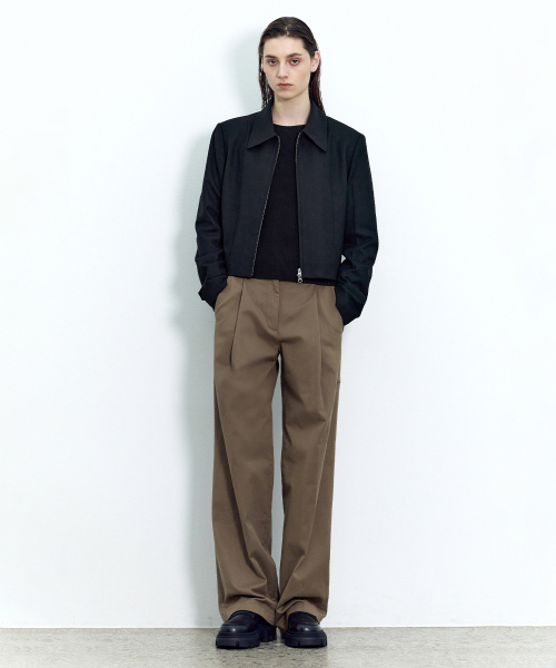 INSILENCE WOMEN(インサイレンスウーマン)の「ワイドチノパンツ オリーブベージュ(その他パンツ・レディース・その他・SMALL/MEDIUM/X-SMALL)」の2枚目の写真