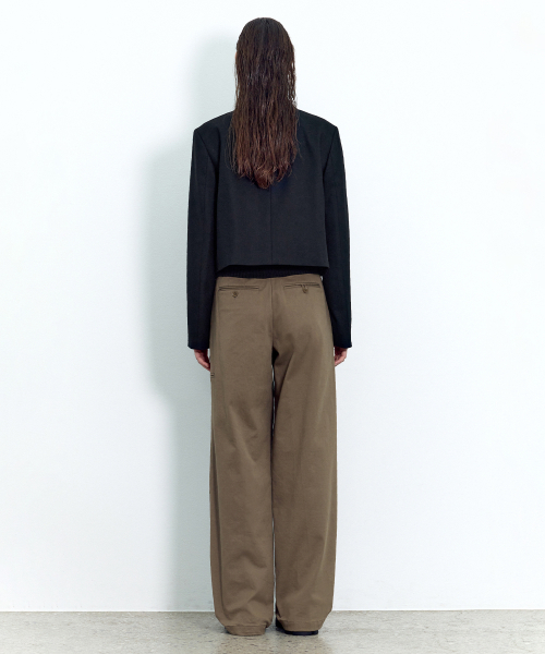INSILENCE WOMEN(インサイレンスウーマン)の「ワイドチノパンツ オリーブベージュ(その他パンツ・レディース・その他・SMALL/MEDIUM/X-SMALL)」の4枚目の写真