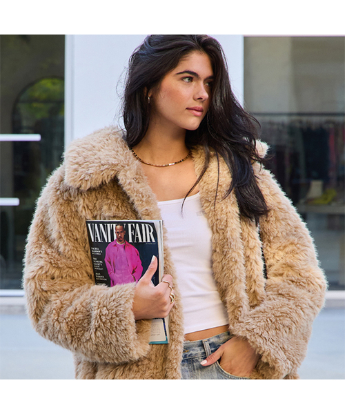 ERER(エルエル)の「Fur Long Coat Beige(ムートンコート・レディース・その他・F)」の1枚目の写真