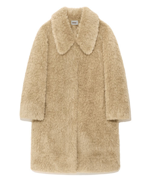 ERER(エルエル)の「Fur Long Coat Beige(ムートンコート・レディース・その他・F)」の9枚目の写真