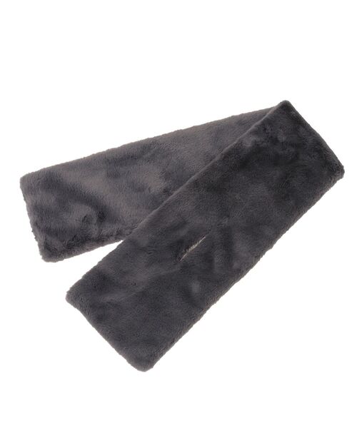Green　Parks（グリーンパークス）の「フェイクファーティペット（マフラー・レディース・ベージュ/チャコールグレー/アイボリー・FREE）」の5枚目の写真