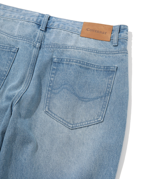 COVERNAT(カバーナット)の「レギュラーフィットデニムパンツスカイブルー(デニムパンツ・レディース・その他・X-SMALL/SMALL/MEDIUM/LARGE/X-LARGE/XX-LARGE)」の6枚目の写真