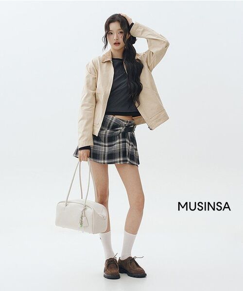 CURETTY(キュリティ)の「C WASHED WORK JACKET_BEIGE(ミリタリージャケット・レディース・ベージュ・SMALL)」の2枚目の写真