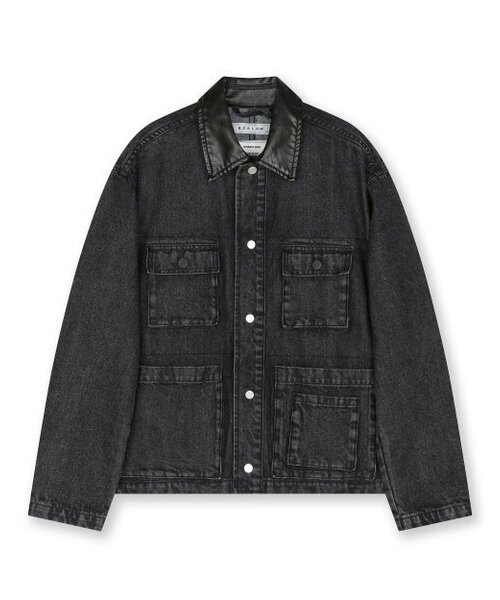 BESLOW(ビースロー)の「WASHED DENIM MULTI POCKET WORK JACKET BLACK(デニムジャケット・メンズ・その他・SMALL)」の1枚目の写真
