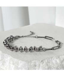 BLESSED BULLET（ブレスドブレッド）の「ss-A ジュパンチェーンブレスレット-シルバー（ブレスレット）」