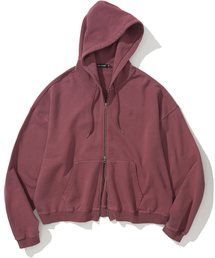 NOT4NERD（ノットフォーナード）の「4 Cross Symbol Pigment Hood Zip Up - Red（パーカー）」