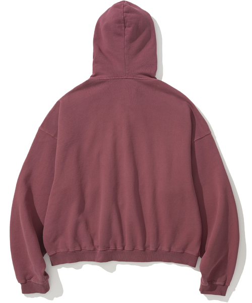 NOT4NERD(ノットフォーナード)の「4 Cross Symbol Pigment Hood Zip Up - Red(パーカー・レディース・その他・MEDIUM/LARGE/X-LARGE)」の2枚目の写真
