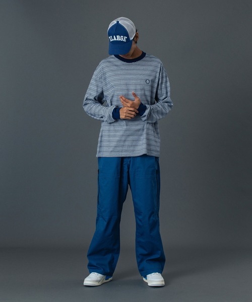 XLARGE(エクストララージ)の「RHINESTONE LOGO MESH CAP(キャップ・メンズ・ブラック/カモフラージュ/ネイビー・ONE SIZE)」の15枚目の写真