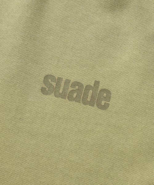 suade（スエード）の「WASHED LOGO CREWNECK [PIGMENT KHAKI]（スウェット・レディース・その他・MEDIUM/X-LARGE/LARGE）」の4枚目の写真