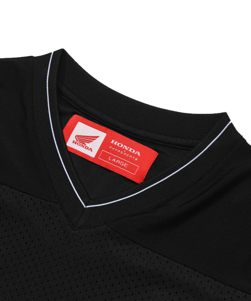 PHYPS MOTORCYCLE(フィップスモーターサイクル)の「Original Wing logo Mesh T-shirt Black(Tシャツ/カットソー・メンズ・その他・LARGE/MEDIUM/SMALL/X-LARGE)」の4枚目の写真