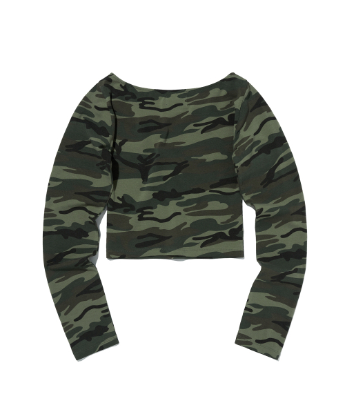 suade（スエード）の「PATTERN CROP TEE [CAMO]（Tシャツ/カットソー・レディース・その他・SMALL/MEDIUM）」の7枚目の写真