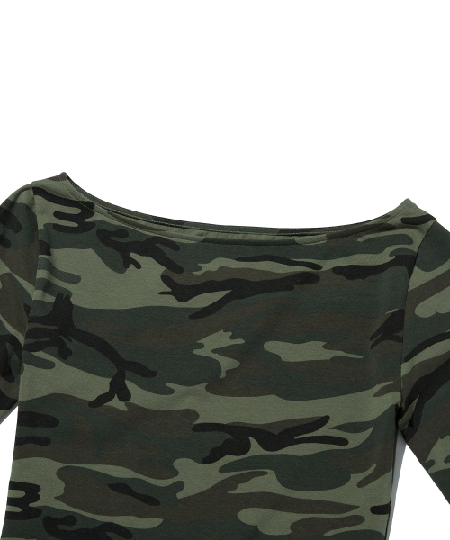 suade（スエード）の「PATTERN CROP TEE [CAMO]（Tシャツ/カットソー・レディース・その他・SMALL/MEDIUM）」の2枚目の写真