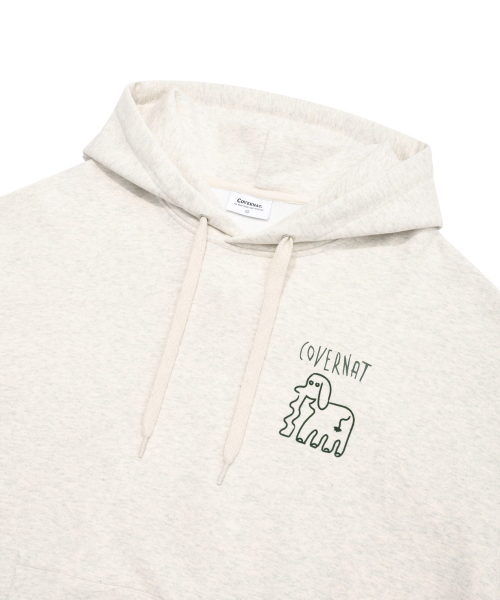 COVERNAT(カバーナット)の「スケッチフードパーカーオートミール(パーカー・レディース・その他・SMALL/MEDIUM/LARGE/X-LARGE)」の3枚目の写真