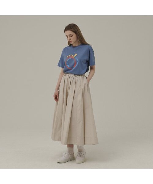 Between A and B（ビトウィーンエイアンドビー）の「リラックスフィットピーチプリントTシャツ[ブルー]（Tシャツ/カットソー・レディース・その他・FREE）」の4枚目の写真