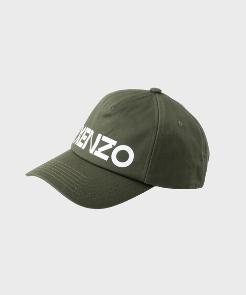 KENZO（ケンゾー）の「【KENZO/ケンゾー】FE58AC101F31 LOGO CAP（キャップ・メンズ・ブラック/カーキ・FREE）」の2枚目の写真
