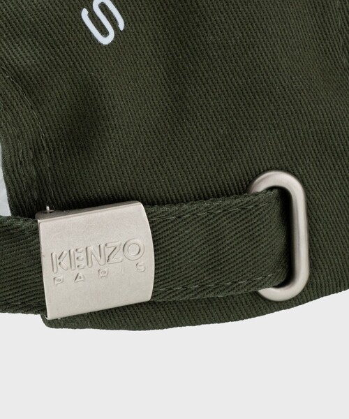 KENZO（ケンゾー）の「【KENZO/ケンゾー】FE58AC101F31 LOGO CAP（キャップ・メンズ・ブラック/カーキ・FREE）」の12枚目の写真