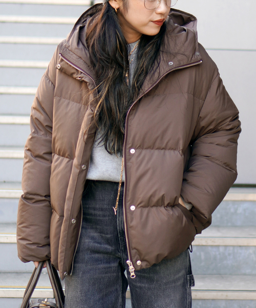 EVERYDAY I LIKE.（エヴリディアイライク）の「フードダウンジャケット