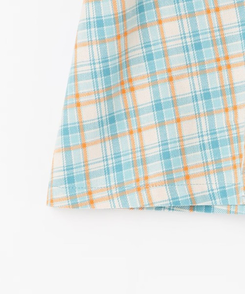 KP（ケーピー）の「先染チェック×起毛テレコ ワンピース（ワンピース・キッズ・レッド/サックスブルー・80ｃｍ/90cm/100cm）」の19枚目の写真