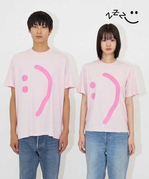 soduk（スドーク）の「【soduk】zzz t-shirt B（Tシャツ/カットソー・レディース・ホワイト/ブラック/ピンク・X-SMALL/LARGE）」の3枚目の写真