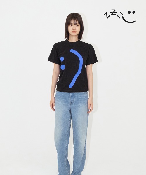 soduk（スドーク）の「【soduk】zzz t-shirt B（Tシャツ/カットソー・レディース・ホワイト/ブラック/ピンク・X-SMALL/LARGE）」の2枚目の写真
