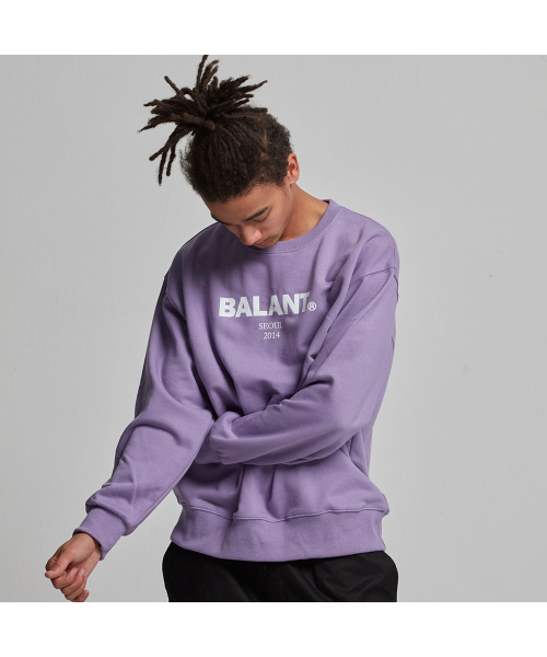 BALANT(バラント)の「オリジナルヘビーロゴベーシックスウェットシャツ - ラベンダー(スウェット・メンズ・その他・MEDIUM/LARGE)」の1枚目の写真