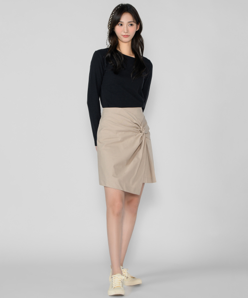 HYEYEONG KIM(ヘヨン キム)の「コットンインターレーススカート - ベージュ(スカート・レディース・その他・SMALL/MEDIUM/LARGE)」の3枚目の写真