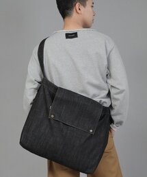 SAINTCREW（セントクルー）の「ブリーフケース ビッグサイズ クロスバッグ BCC-119 デニム ブラック（メッセンジャーバッグ）」