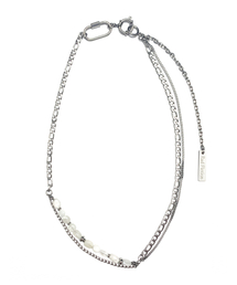 RAD FICTION（ラッドフィックション）の「EREN CARABINER GEMSTONE CHAIN NECKLACE / MOON DUST（ネックレス）」