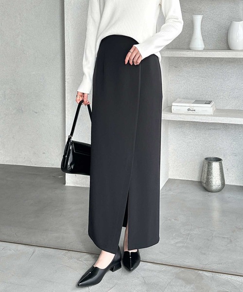 GeeRA（ジーラ）の「オンオフ着られる！スリットタイトスカート（スカート・レディース・アイボリー/ブラック/チャコールグレー・X-LARGE/LARGE/MEDIUM/SMALL）」の20枚目の写真