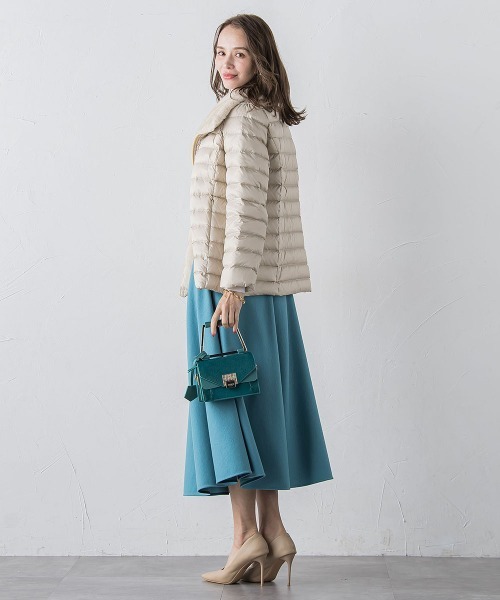 セール】襟ファーダウン（ダウンジャケット/コート）｜Viaggio Blu