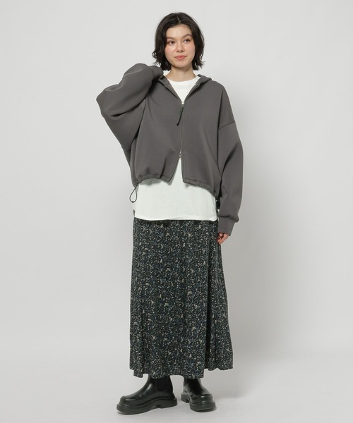 niko and...（ニコアンド）の「エアバルーンWジップパーカー（パーカー・レディース・ライトグリーン/ブラウン/チャコール/グレー・MEDIUM/LARGE）」の22枚目の写真