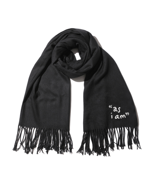 AS I AM BLEND MUFFLER (BLACK)（マフラー）｜PIECEMAKER（ピース