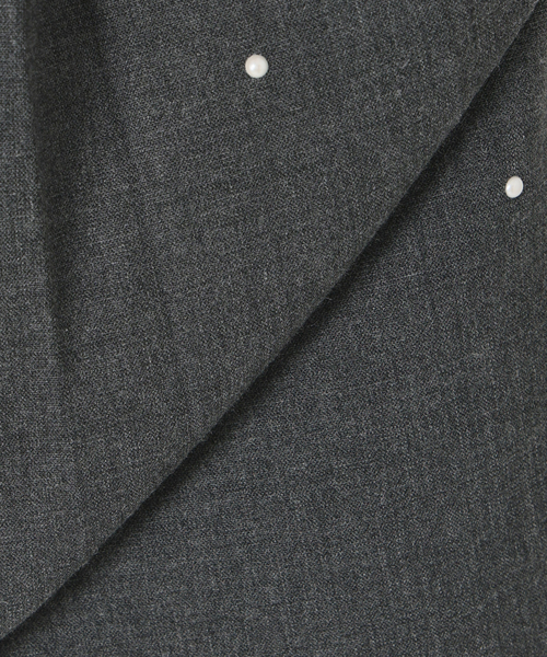 U by SPICK&SPAN（ユーバイスピックアンドスパン）の「ベアオールインワン（ワンピース・レディース・チャコールグレー/ネイビー・38/36）」の22枚目の写真