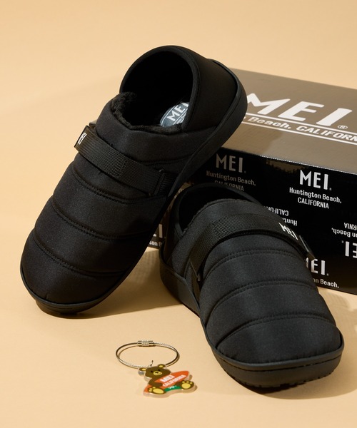 MEI（メイ）の「【 MEI / メイ 】2WAYベルトモックシューズ（スリッポン・メンズ・ブラック/グレー・S/M/L）」の8枚目の写真