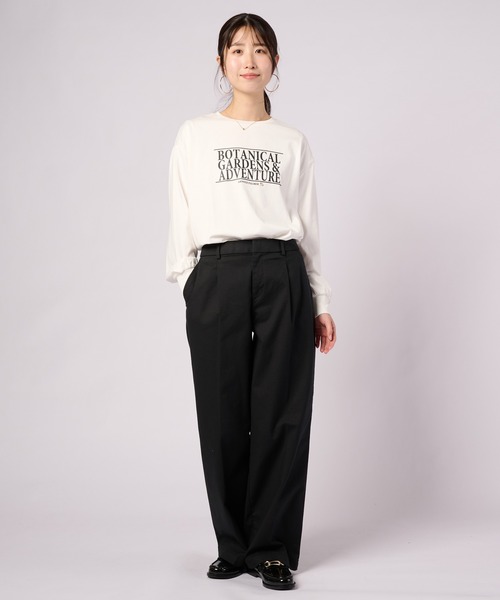 Arnold Palmer(アーノルドパーマー)の「ロゴグラフィック ロングスリーブTシャツ(Tシャツ/カットソー・レディース・ベージュ/ホワイト/チャコールグレー・L/M/S)」の12枚目の写真