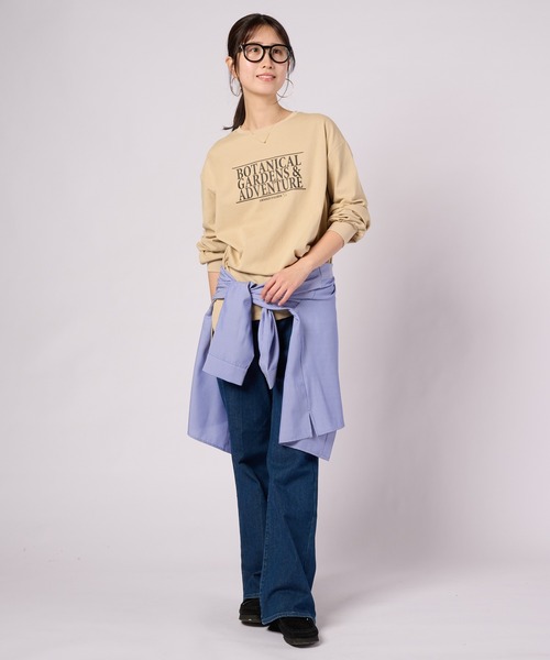 Arnold Palmer(アーノルドパーマー)の「ロゴグラフィック ロングスリーブTシャツ(Tシャツ/カットソー・レディース・ベージュ/ホワイト/チャコールグレー・L/M/S)」の17枚目の写真