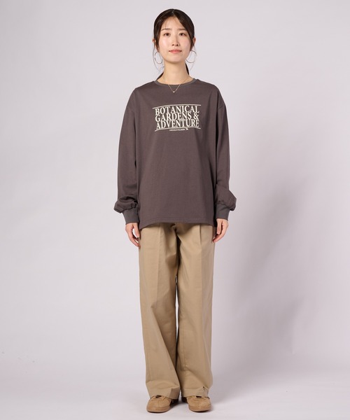 Arnold Palmer(アーノルドパーマー)の「ロゴグラフィック ロングスリーブTシャツ(Tシャツ/カットソー・レディース・ベージュ/ホワイト/チャコールグレー・L/M/S)」の15枚目の写真
