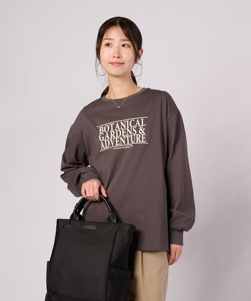 Arnold Palmer(アーノルドパーマー)の「ロゴグラフィック ロングスリーブTシャツ(Tシャツ/カットソー・レディース・ベージュ/ホワイト/チャコールグレー・L/M/S)」の13枚目の写真