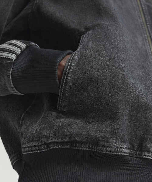 adidas(アディダス)の「【adidas /アディダス】 ADICOLOR DENIM FIREBIRD TRACK TOP/ アディカラー デニム ファイヤーバード トラックトップ /CV103 DE291(ブルゾン・メンズ・インディゴブルー/ブラック・XL/L/M)」の22枚目の写真
