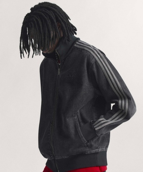 adidas /アディダス】 ADICOLOR DENIM FIREBIRD TRACK TOP/ アディ