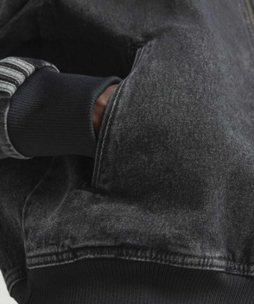 adidas(アディダス)の「【adidas /アディダス】 ADICOLOR DENIM FIREBIRD TRACK TOP/ アディカラー デニム ファイヤーバード トラックトップ /CV103 DE291(ブルゾン・メンズ・インディゴブルー/ブラック・XL/L/M)」の9枚目の写真